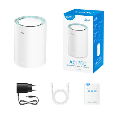 Router WiFi System Mesh GIGABITOWY 2.4/5.0Ghz AC1200 Cudy M1300(1-Pack) Router WiFi System Mesh GIGABITOWY 2.4/5.0Ghz AC1200 Cudy M1300(1-Pack)