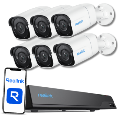 Zestaw monitoringu IP REOLINK 6x kamera IP 5MPx REOLINK P320 + REJESTRATOR NVS8 + DYSK 2TB / KIT2 Zestaw monitoringu IP REOLINK 6x kamera IP 5MPx REOLINK P320 + REJESTRATOR NVS8 + DYSK 2TB / KIT2