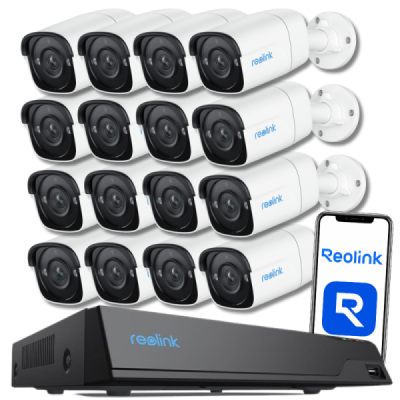 ZESTAW DO MONITORINGU IP REOLINK 16x KAMERA IP 5MP REOLINK P320 + REJESTRATOR NVS16 + DYSK 4TB / KIT5 ZESTAW DO MONITORINGU IP REOLINK 16x KAMERA IP 5MP REOLINK P320 + REJESTRATOR NVS16 + DYSK 4TB / KIT5