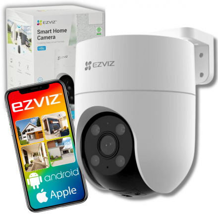 H8c Ezviz Obrotowa kamera IP 2MP FULL HD WiFi PTZ zewnętrzna z funkcją detekcji i śledzenia człowieka