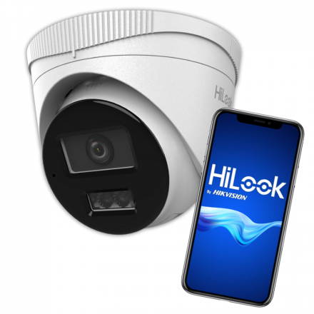 IPCAM-T2-30DL Kamera IP Full HD Hikvision HiLook detekcja człowiek/pojazd kolor obraz 24/7