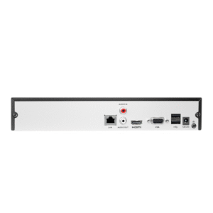 Rejestrator HiLook NVR-8CH-5MP z tyłu