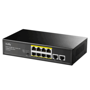Switch Cudy FS1010PG porty