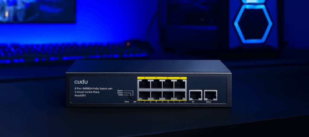 Switch Cudy FS1010PG w centrum monitoringu