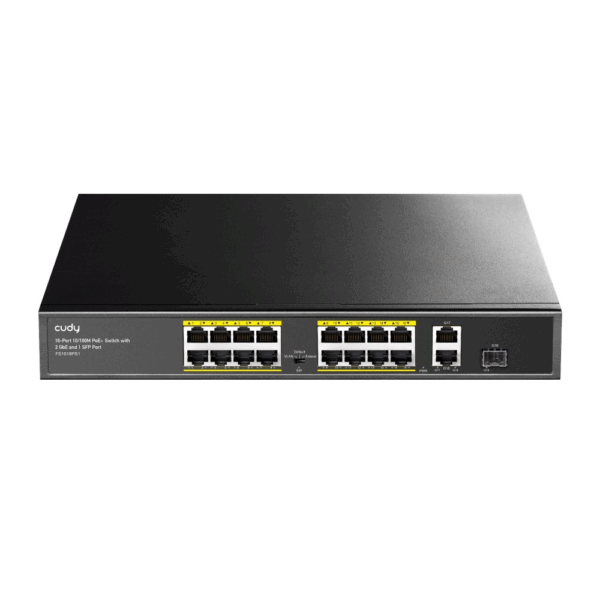 Switch Cudy FS1018PS1 wejścia