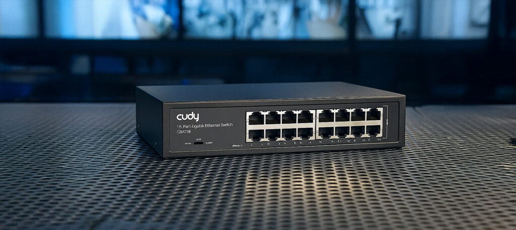 Switch Cudy GS1016 w centrum monitoringu
