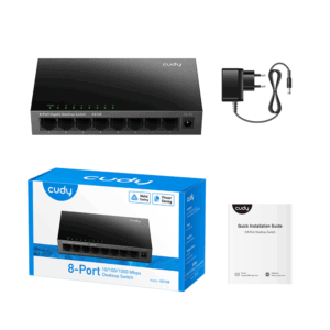 Switch Cudy GS108 zestaw