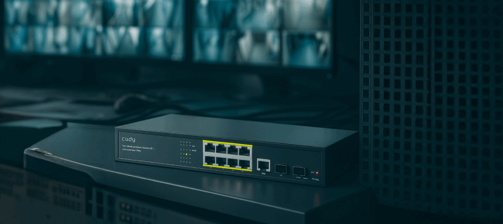 Switch Cudy GS2008PS2 w centrum monitoringu