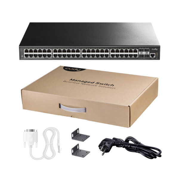 Switch Cudy GS5048S4 zestaw