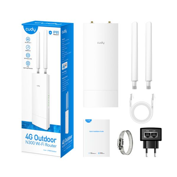 Router Cudy LT400 outdoor zestaw