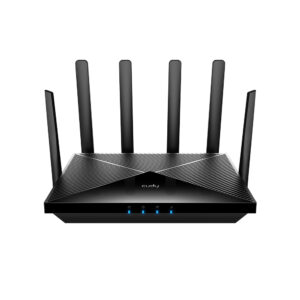 Router Cudy LT700 czarny na białym tle