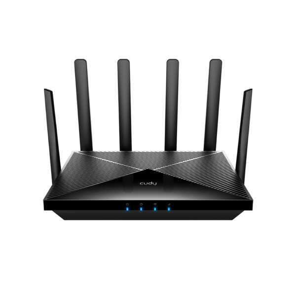 Router Cudy LT700 czarny na białym tle