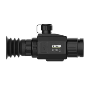 Kamera termowizyjna PixFra PFI-C435 bokiem na białym tle