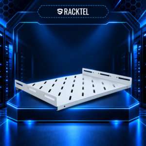 Półka do szafy RACK 19 RL-P600S-G Racktel skosem prezentacja