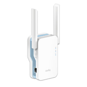 Wzmacniacz Wi-Fi Cudy RE1200 skierowany w prawo