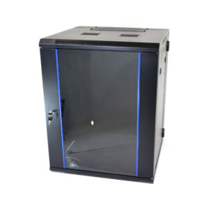 Szafa RACK 15U 600x600 wisząca RL-6615WZD na białym tle