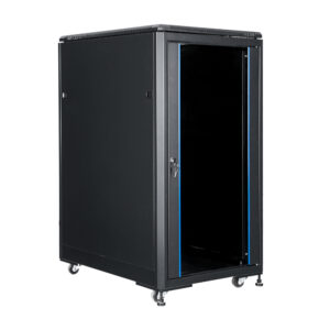 Szafa RACK 15U 600x800 stojąca RL-6815SR na białym tle