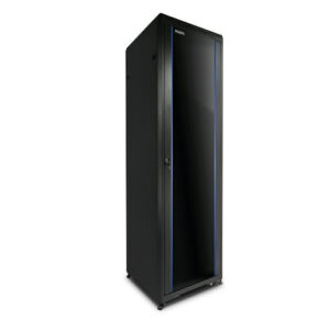 Szafa RACK 42U 800x1000 stojąca RL-8042SR skierowana w prawą stronę