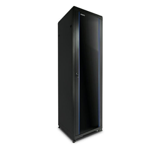 Szafa RACK 42U 800x1000 stojąca RL-8042SR skierowana w prawą stronę