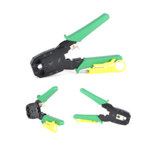 Zaciskarka wtyczek RJ45 RL-ZAC1 w kolorze zielono-żółtym