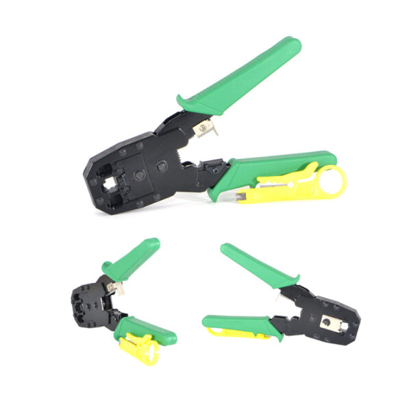 Zaciskarka wtyczek RJ45 RL-ZAC1 w kolorze zielono-żółtym