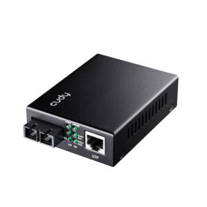 Moduł SFP Cudy SM100GSA-20 skierowany w lewo