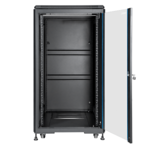 Szafa Rack 27U stojąca 19 cali 600x600 Racktel RL-6627SRE