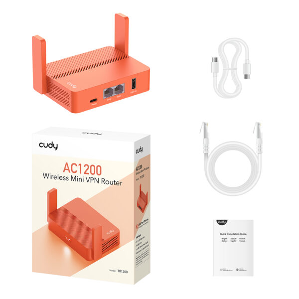 Router Cudy TR1200 zestaw