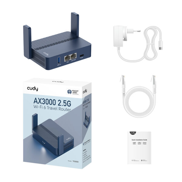 Router Cudy TR3000 zestaw