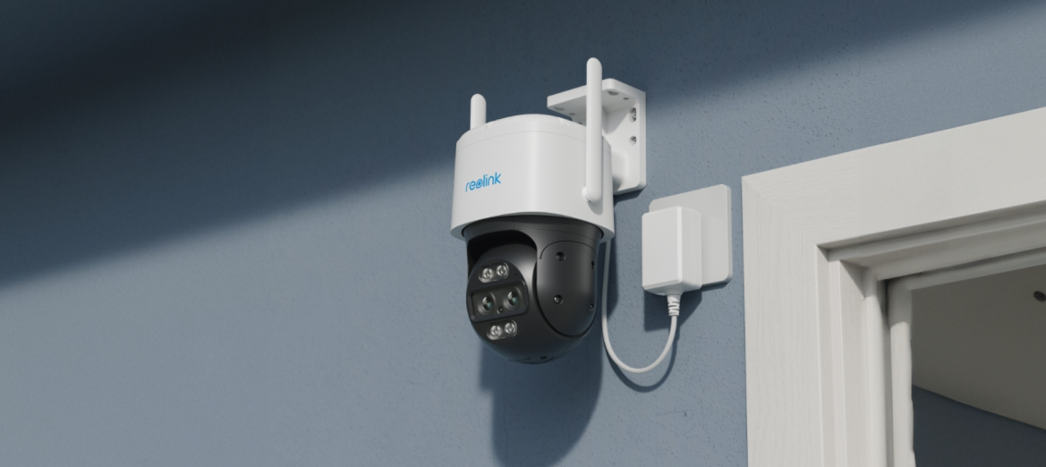 Kamera Reolink W760 zamontowana przy drzwiach