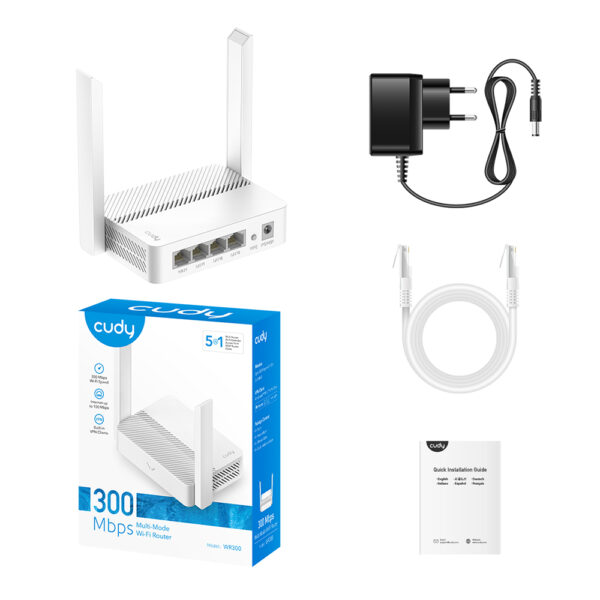Router Cudy WR300 zestaw