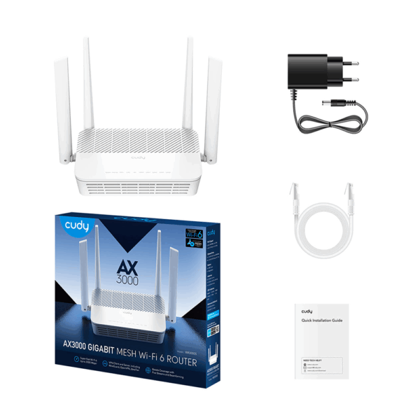 Router Cudy WR3000S zestaw