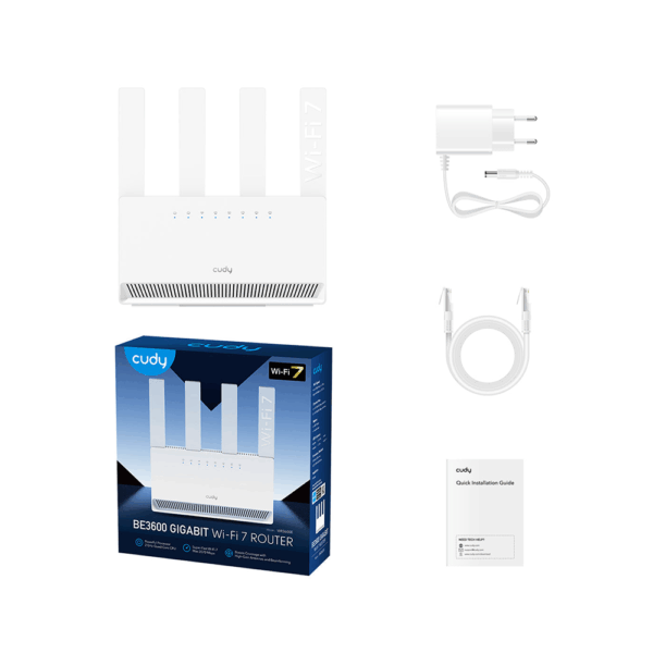 Router Cudy WR3600E zestaw