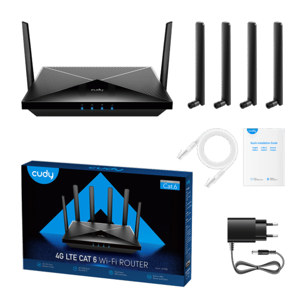 Router Cudy LT700 zestaw