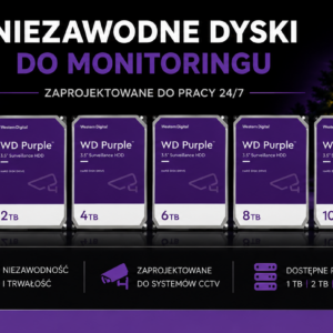 Dysk do monitoringu 4TB WD Purple WD40PURZ