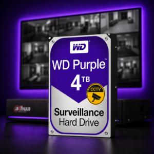 Dysk twardy 4TB WD Purple WD40PURZ dysk do monitoringu, dysk do pracy ciągłej 24/7