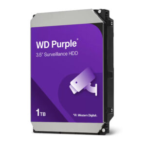 Dysk twardy WD Purple 1TB na białym tle