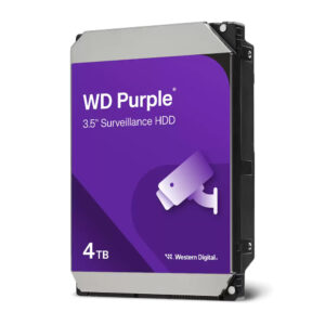 Dysk twardy WD Purple 4TB na białym tle