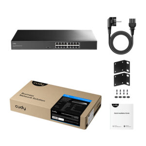 Switch PoE Cudy GS1016L zestaw