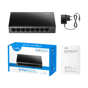 Switch Cudy GS108E zestaw