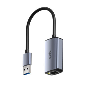 Adapter USB-A Cudy UE10A na białym tle