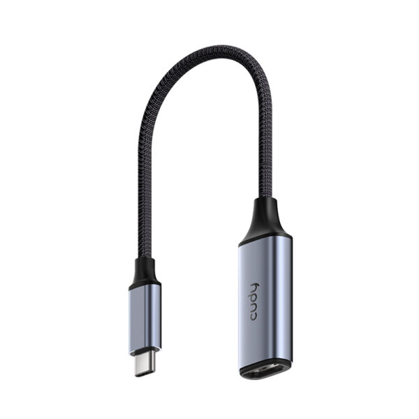 Adapter USB-C do HDMI Cudy UH401 na białym tle