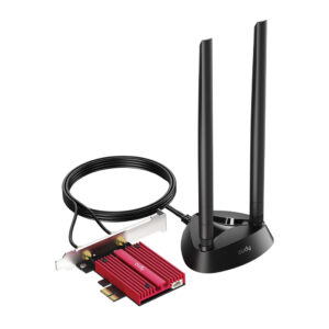 Adapter Wi-Fi 7 i Bluetooth Cudy WE9300S na białym tle