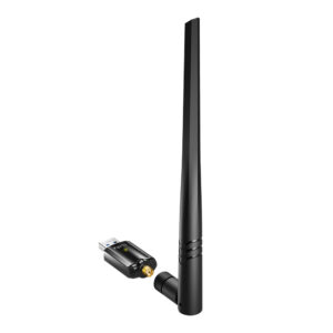 Adapter USB Wi-Fi Cudy WU1400 skierowany w lewą stronę