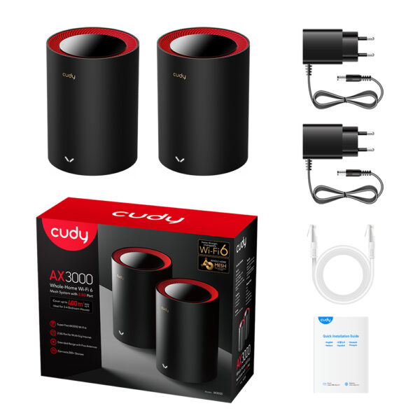 Router Cudy M3000 (2-pack) zestaw