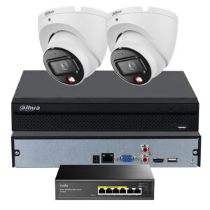 Zestaw monitoringu IP PoE Dahua 2 kamery 8MPx IPC-HDW1839T-A-IL-0280B-S6