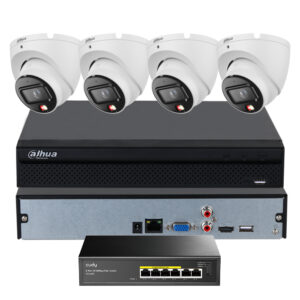 Zestaw monitoringu IP PoE Dahua 4 kamery 8MPx IPC-HDW1839T-A-IL-0280B-S6