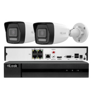 Zestaw monitoringu IP PoE HiLook 2 kamery 4MPx IPCAM-B4-30DL