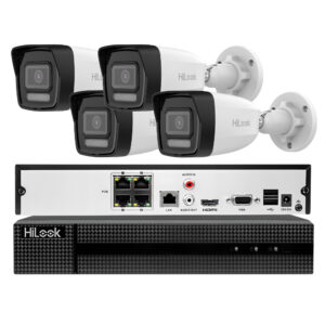 Zestaw monitoringu IP PoE HiLook 4 kamery 4MPx IPCAM-B4-30DL