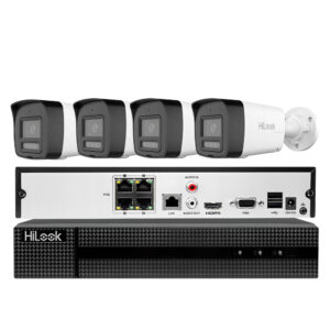 Zestaw monitoringu IP PoE HiLook 4 kamery 8MPx IPCAM-B8-30DL